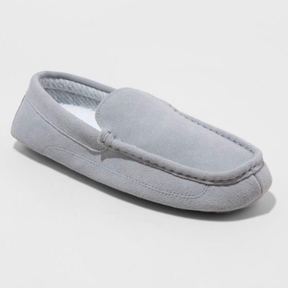 Mens Goodfellow & Co Charcoal Carlo Slippers Sz 11 - Picture 1 of 4